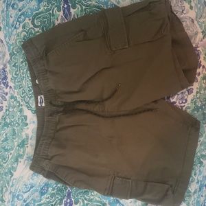 Large Green Cargo Shorts